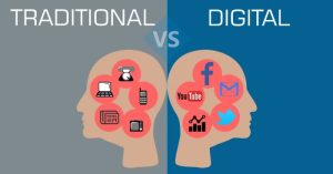 Traditional vs marketing online digital need do business effective mean both does most what